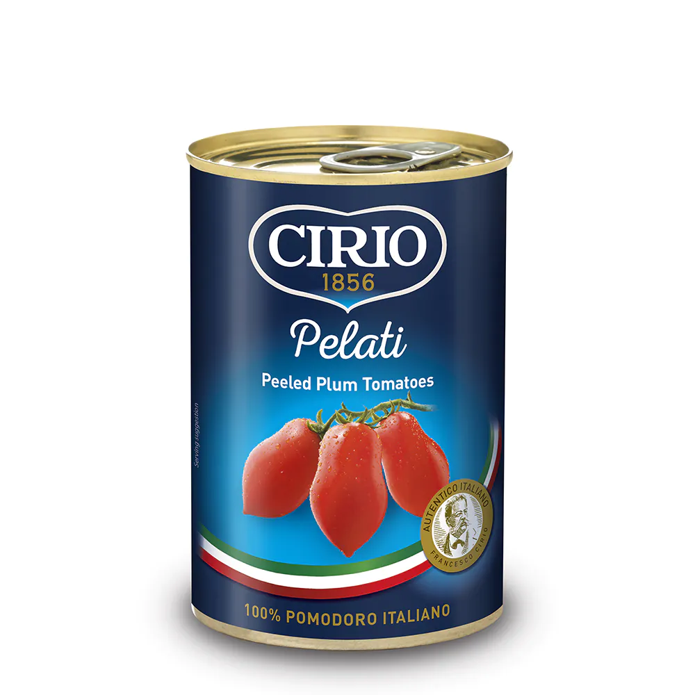 Peeled plum tomatoes Cirio 1856