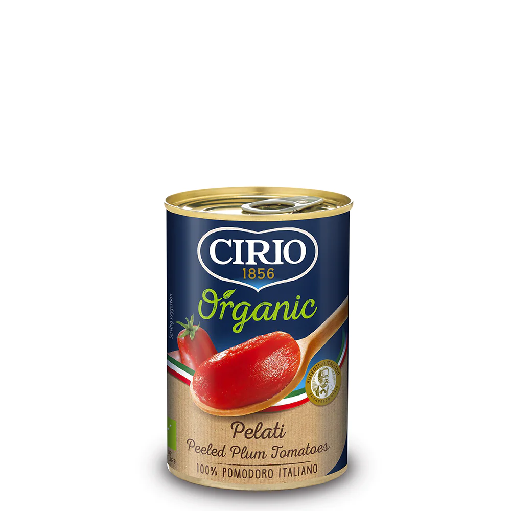 Organic peeled plum tomatoes - Cirio 1856